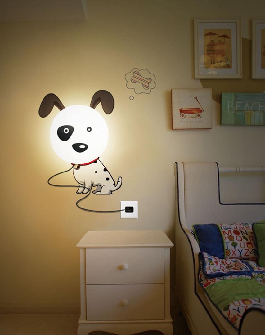 Свет в детскую комнату на стену