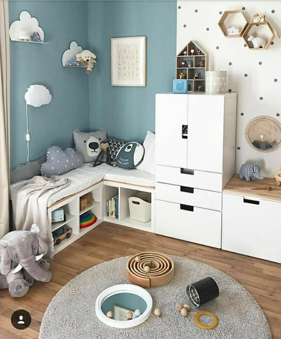 Современная детская комната для малыша