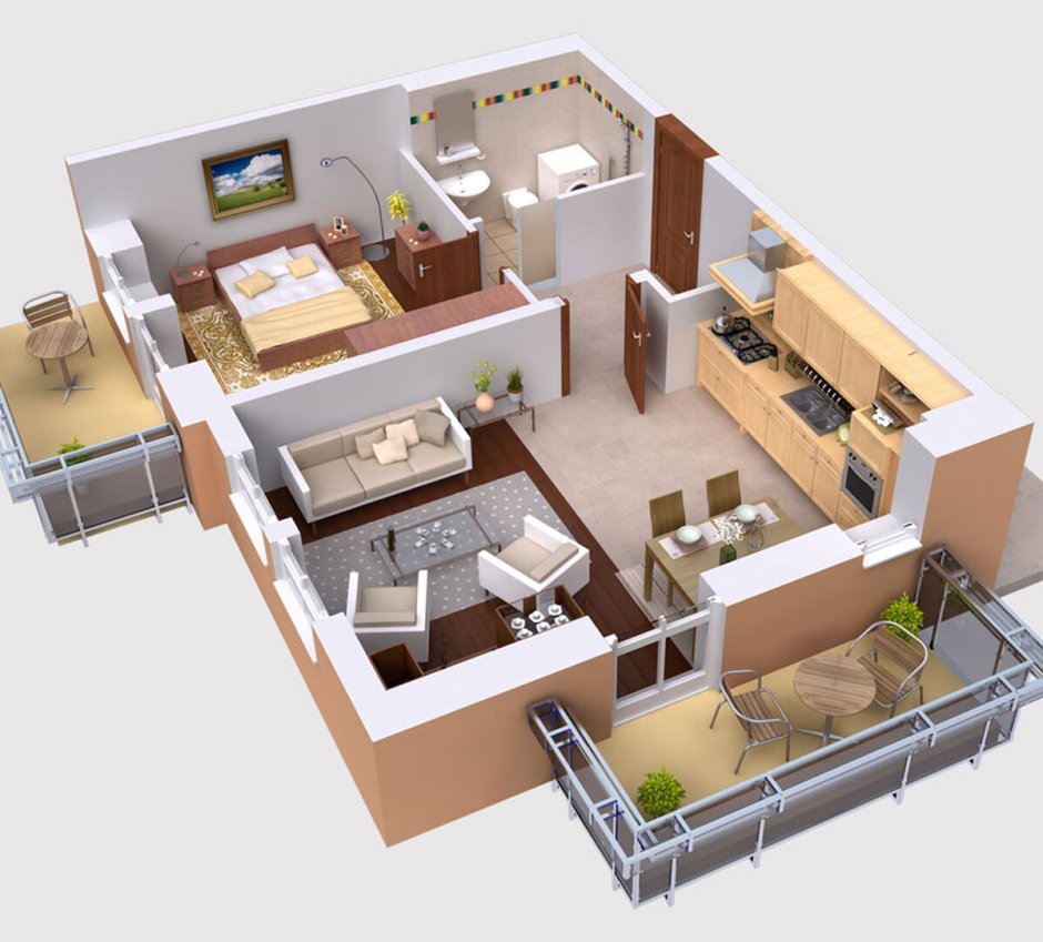 2 Bedroom House Plan