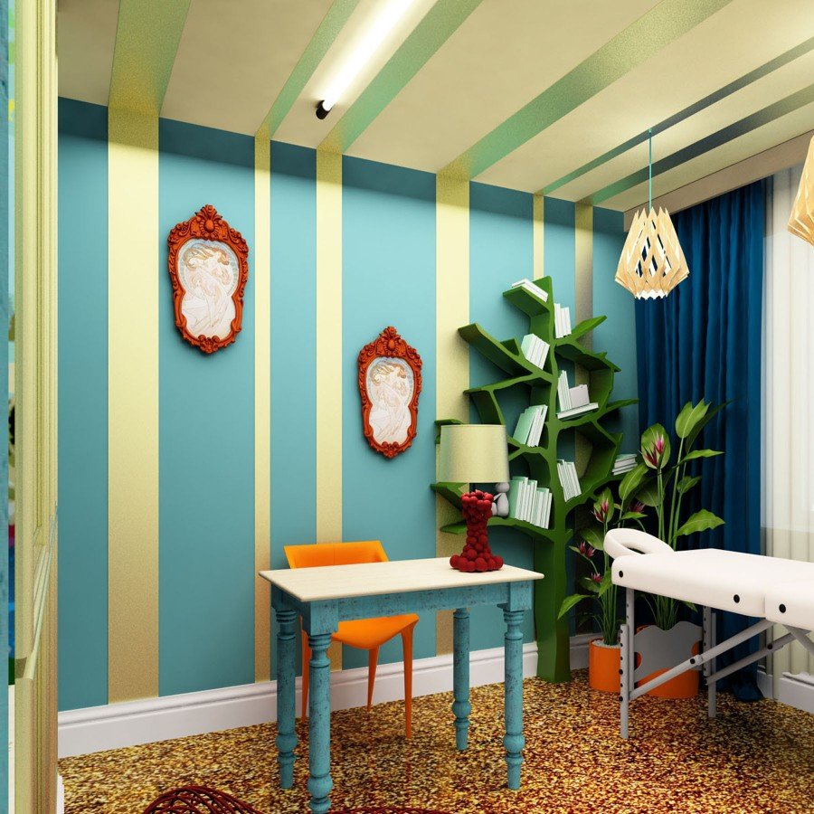 Детский театральный интерьер