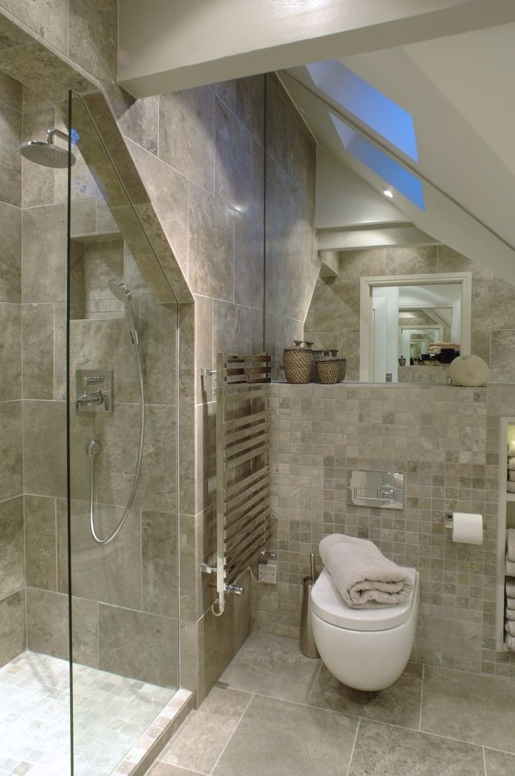 Дизайн ванной комнаты душевая с унитазом (66 фото)