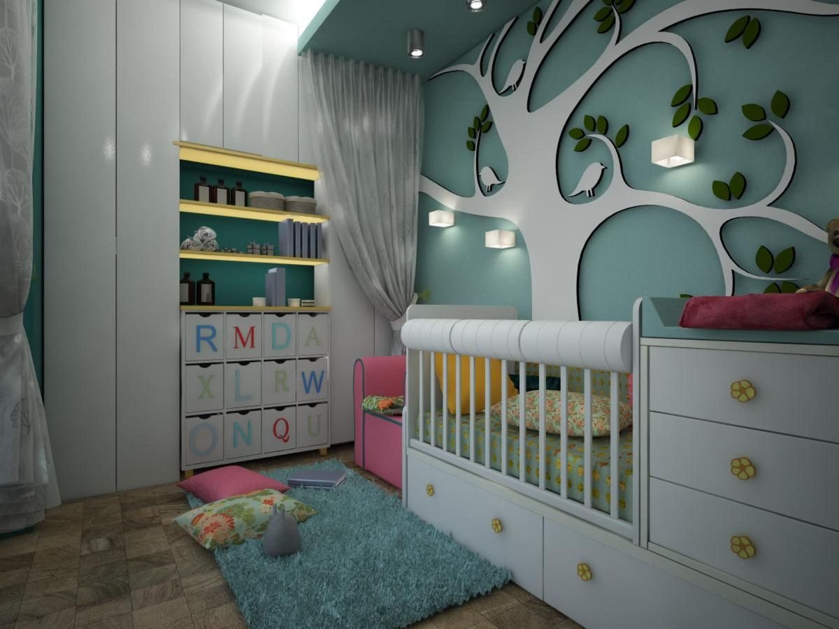 Комната для новорожденного и мамы
