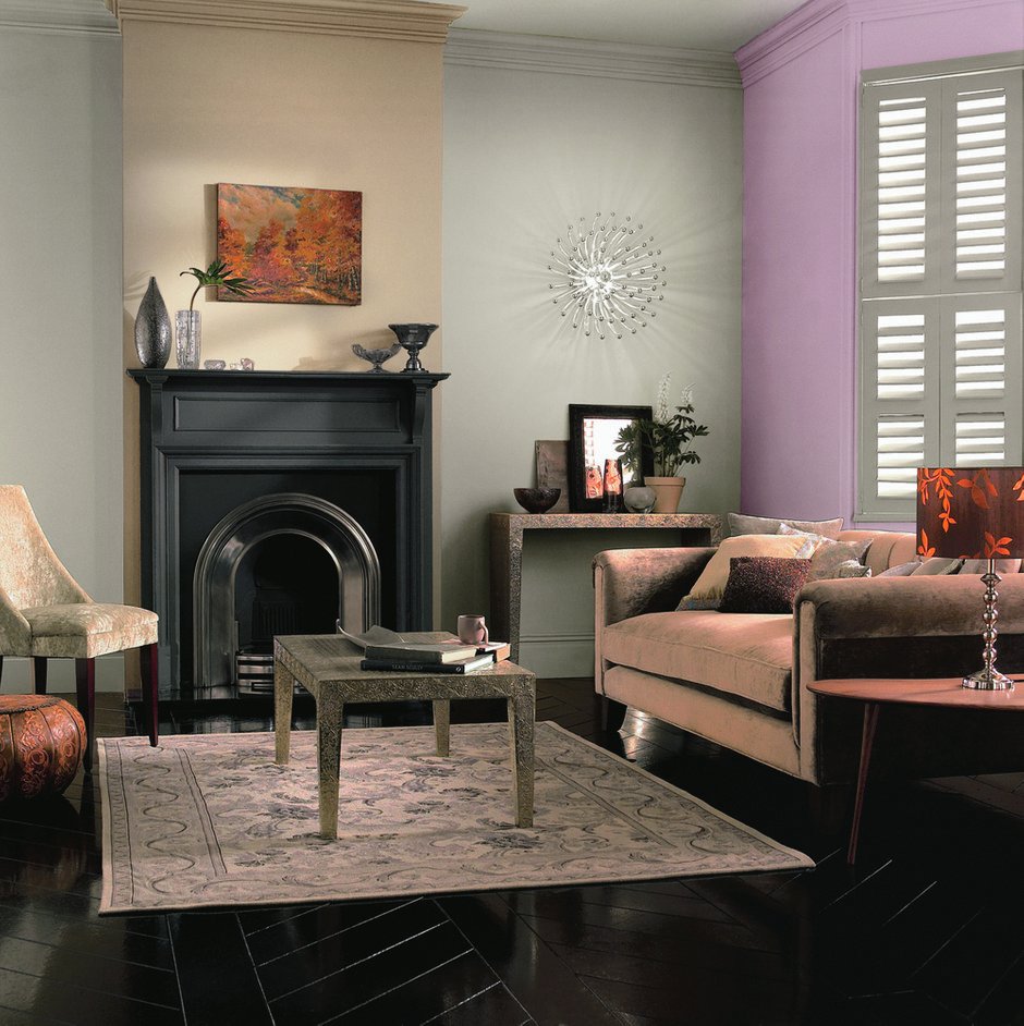 Терракотовый цвет в спальне