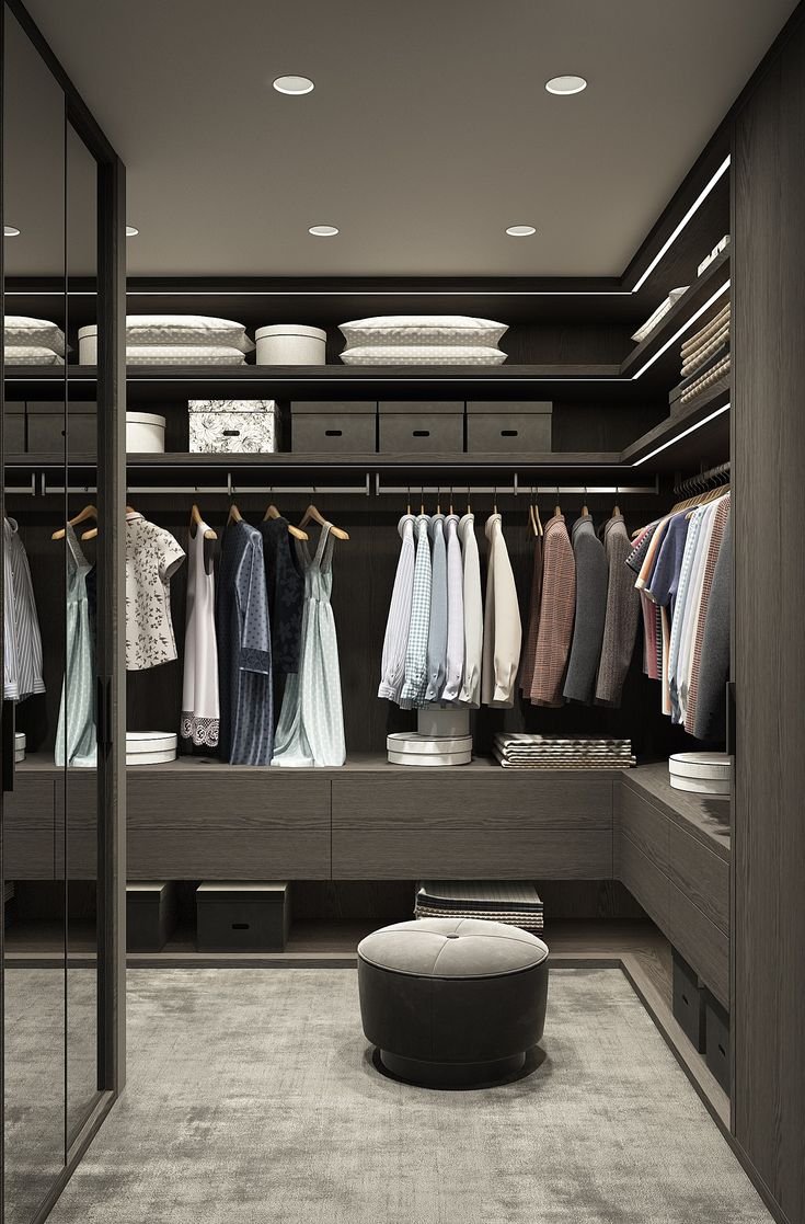 Дизайнерские гардеробные