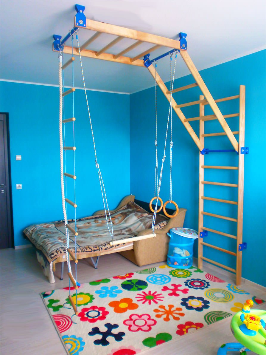 Детская комната со вторым этажом