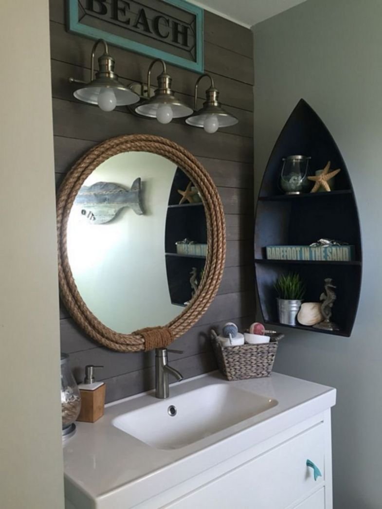 Декор зеркала в ванной комнате