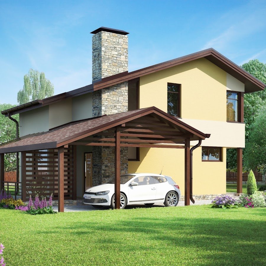 Z500 проекты одноэтажных домов с гаражом на 2 машины