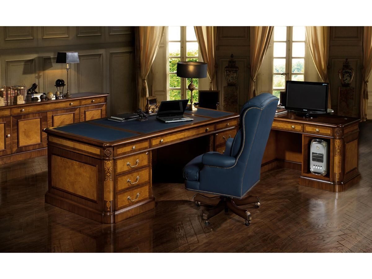 Испанский письменный стол классика President фабрики Alpuch размер200х110х78