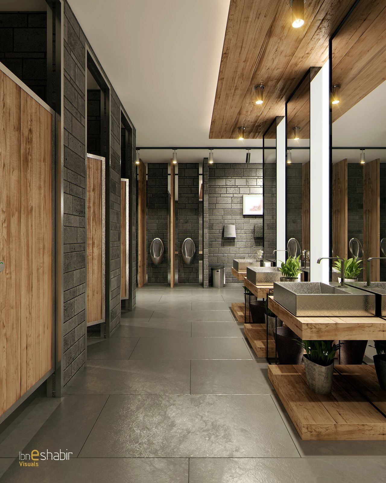 туалет в кафе дизайн