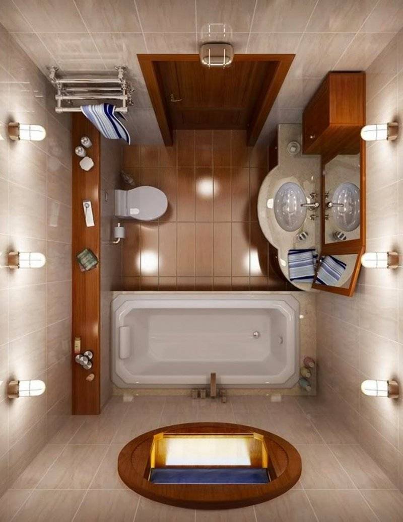 Ванная комната для малогабаритной квартиры