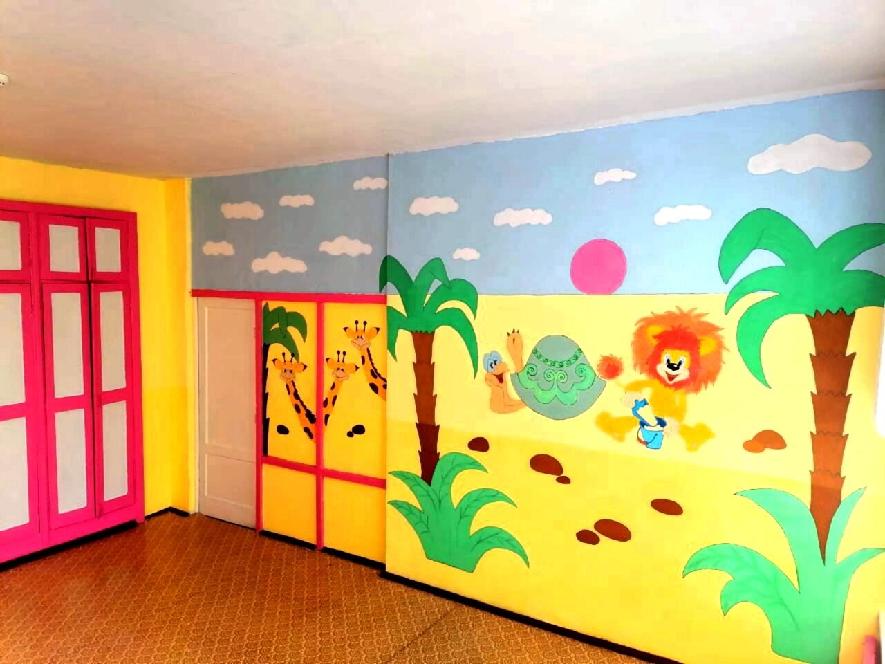 Комната для рисования в детском саду