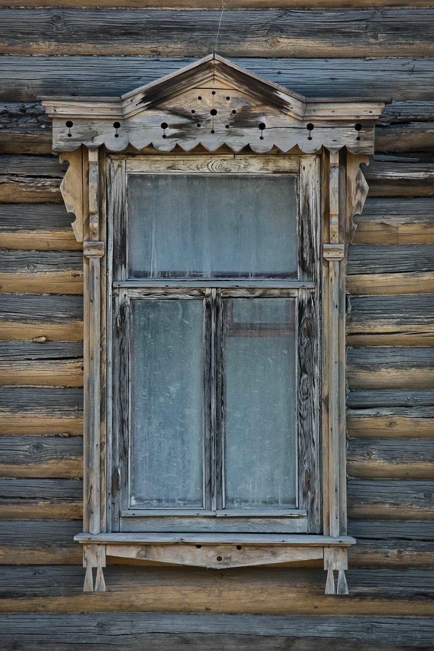 Старинные деревянные окна