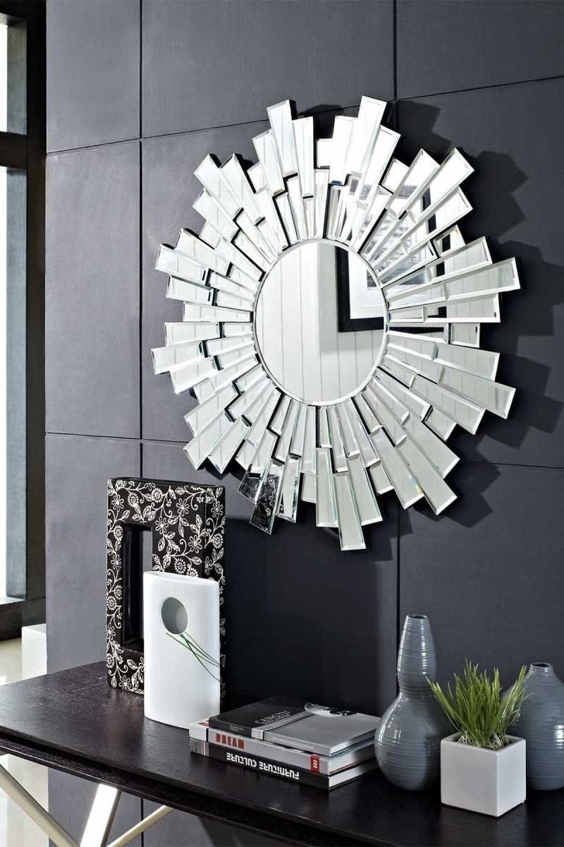 Дизайнерские зеркала на стену (63 фото)