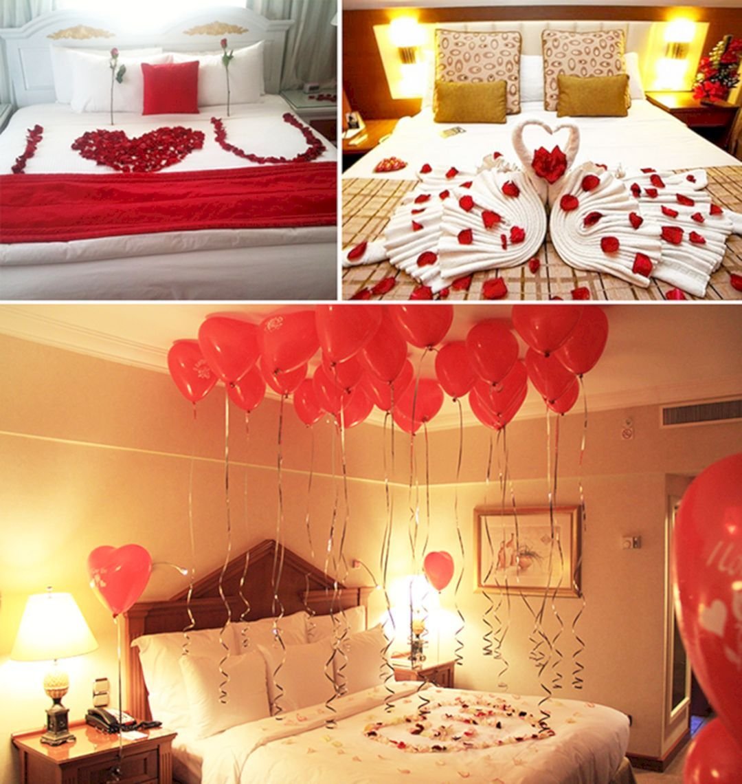 Как устроить сюрприз на день. Романтическое украшение комнаты. Романтическое украшение спальни. Украшение комнаты для романтического вечера. Романтичный декор для комнаты.