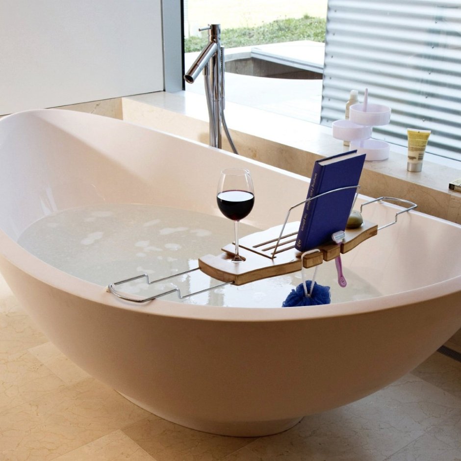 Aquala Bamboo Bathtub Caddy