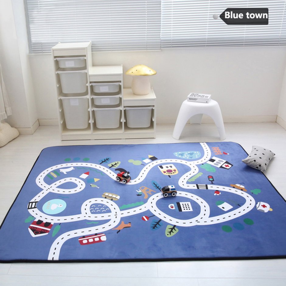 Confetti Kids коврик Rugs Racer Anti-Slip