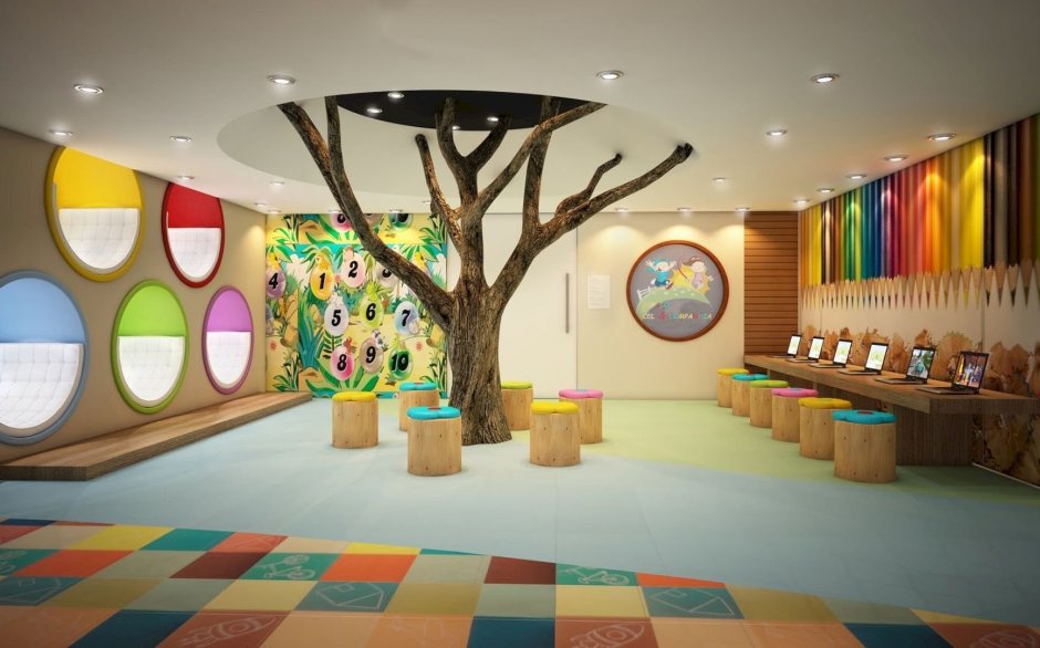 Дизайн детского развлекательного центра (66 фото)