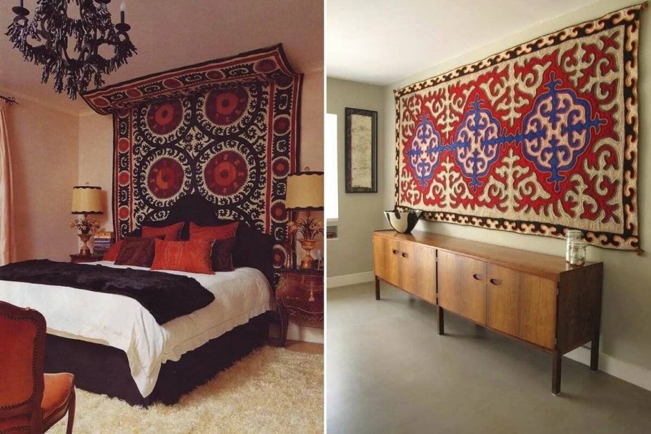 Советская мебель и ковры в современном интерьере