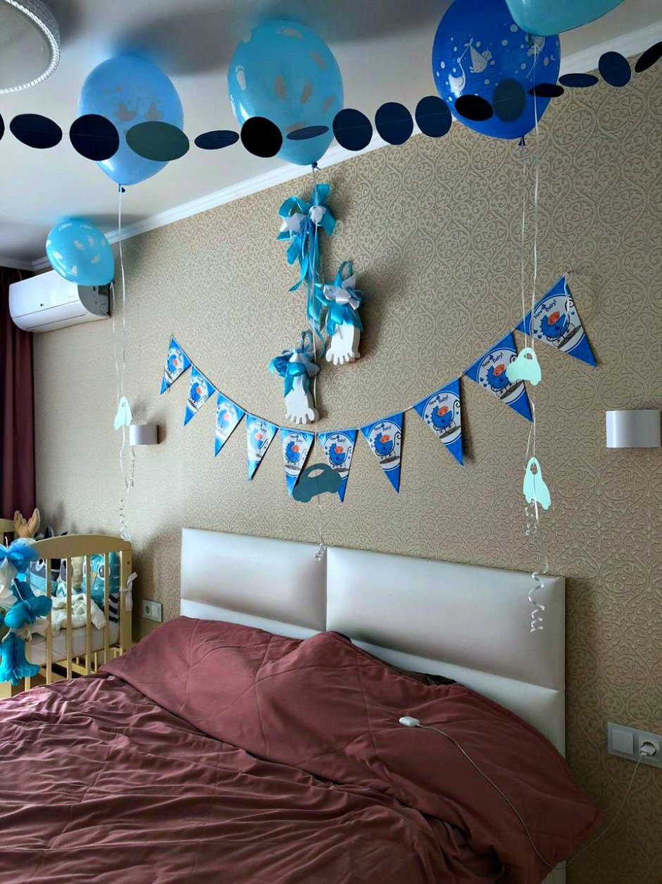 Украшение комнаты для новорожденной девочки