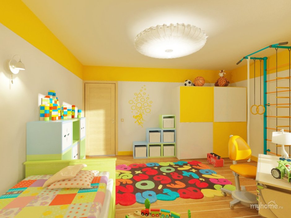 Разноцветная детская мебель