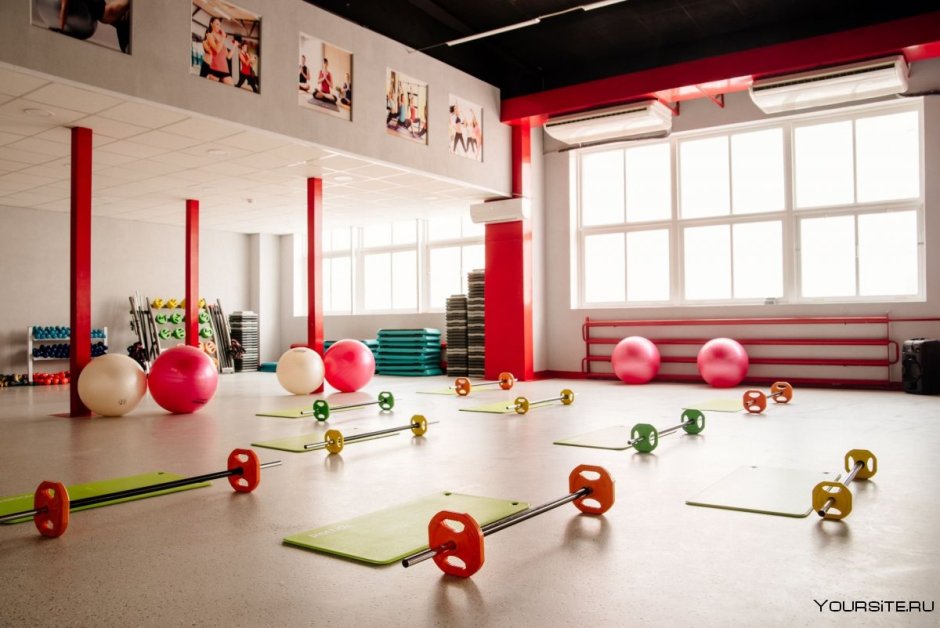 Современный спортивный зал в детском саду