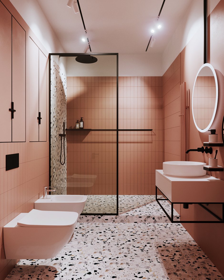 Salon Interior 2020 ванная комната с росписью