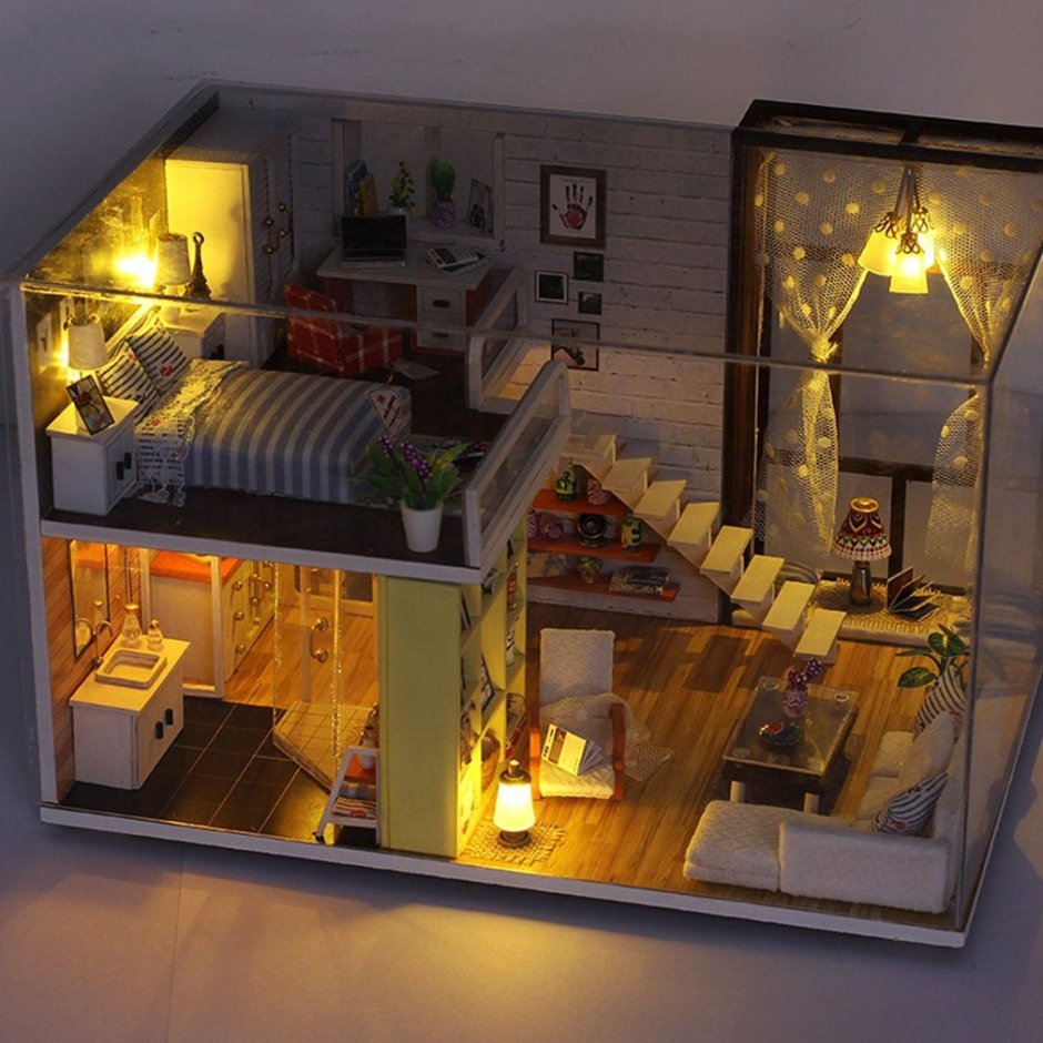 Румбокс DIY Mini House "таунхаус"