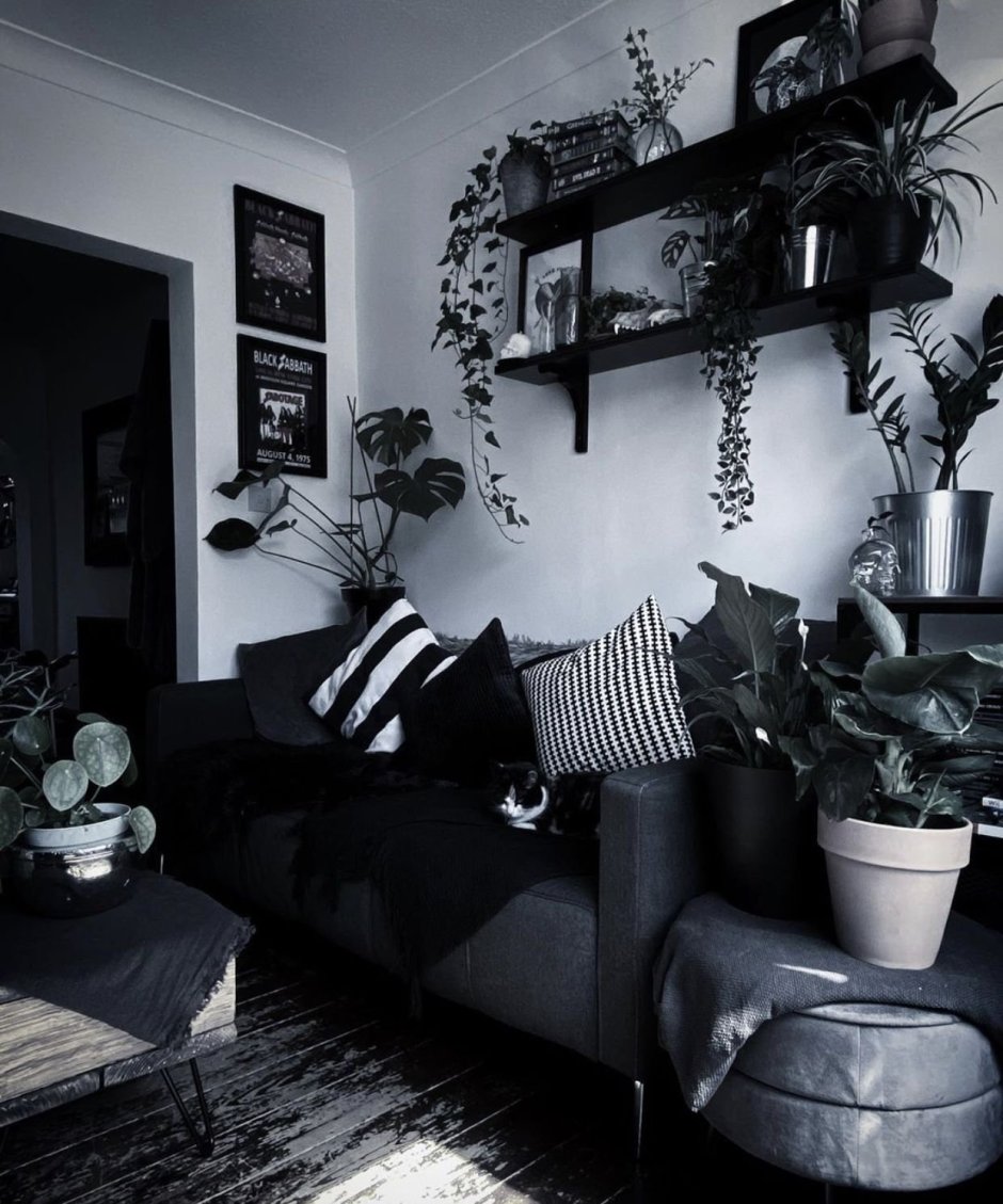 Готическая комната подростка