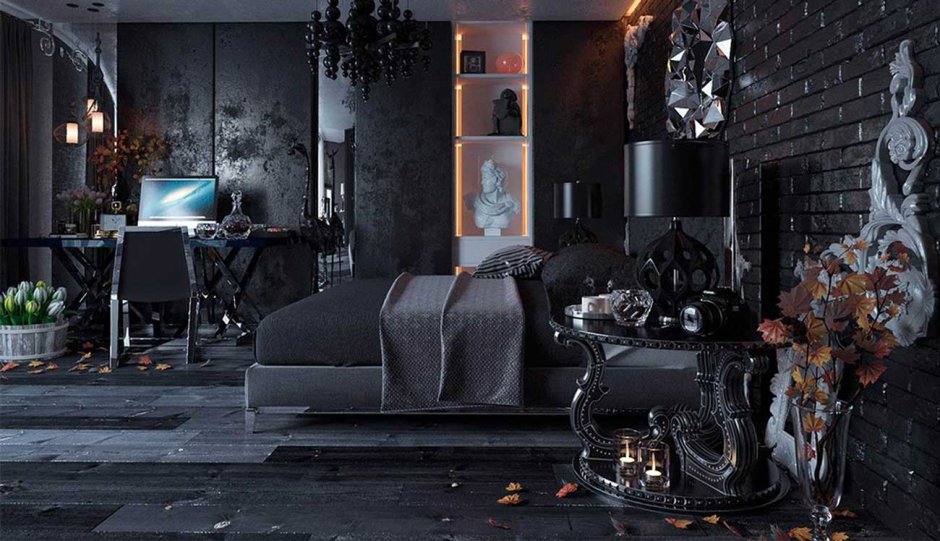 Спальня Готика Нуар