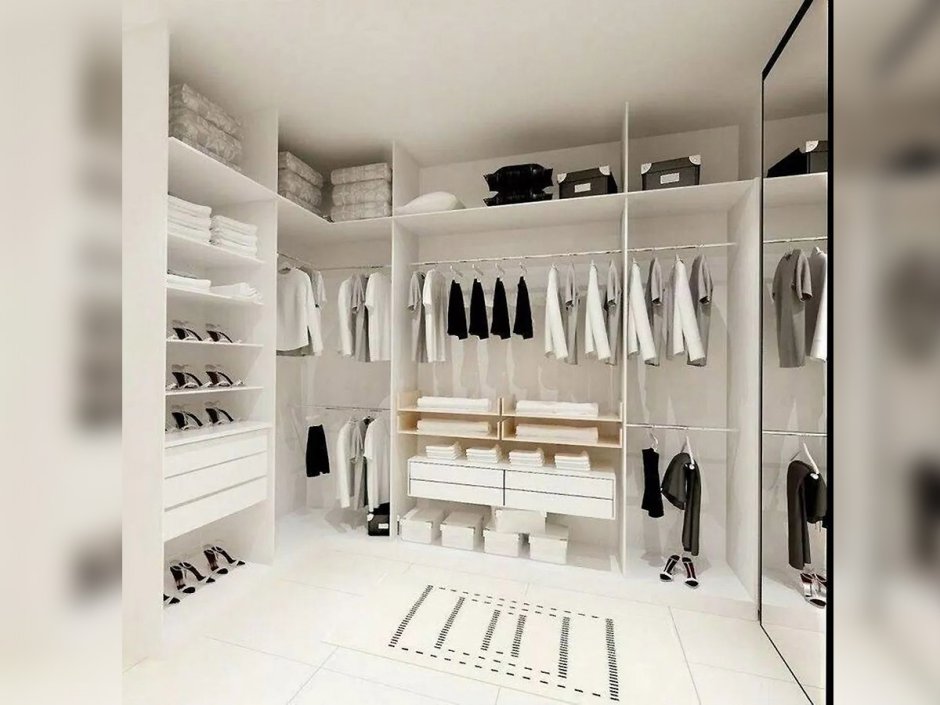 Стильные гардеробные комнаты