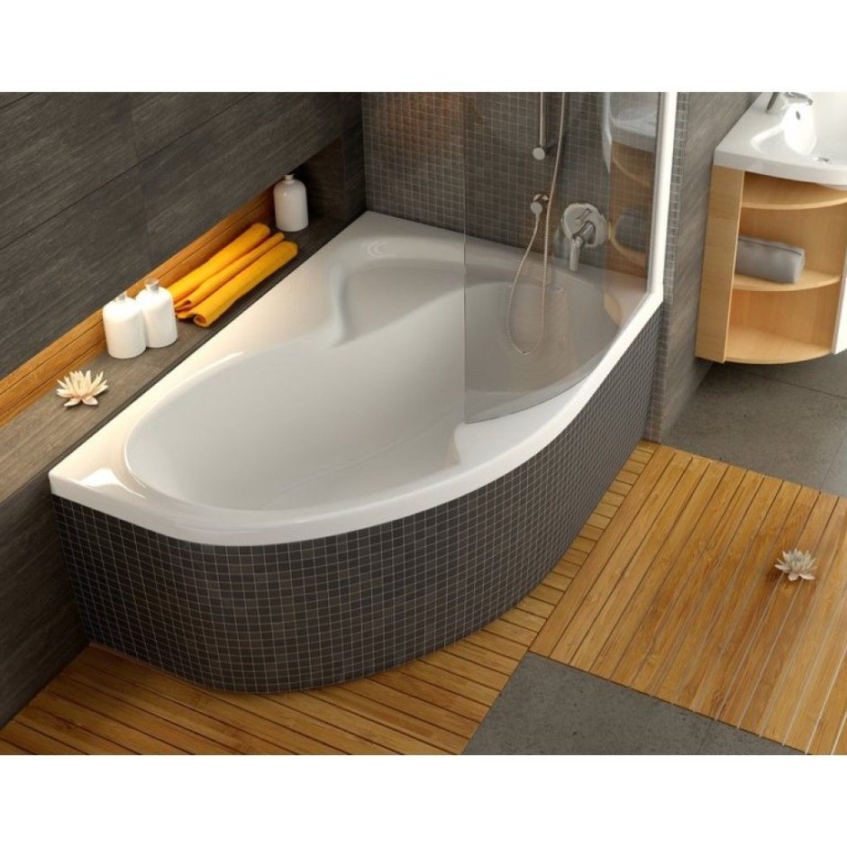 Ванна Kaldewei Punta Duo 3 910-3 easy-clean сталь угловая