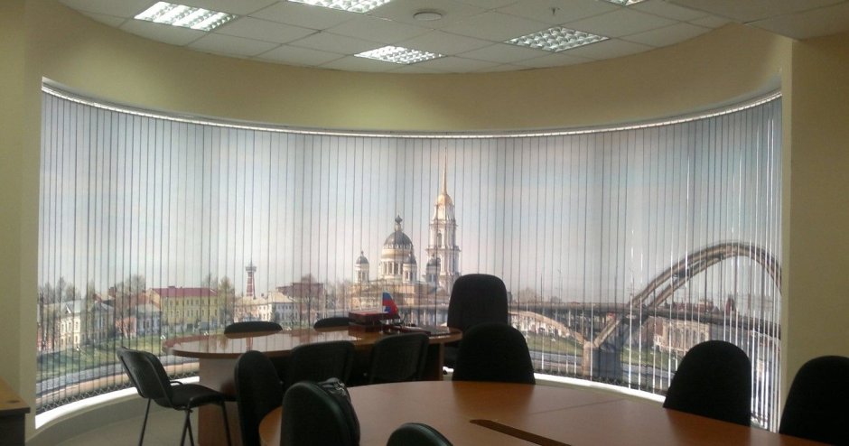 Красивые шторы для офиса