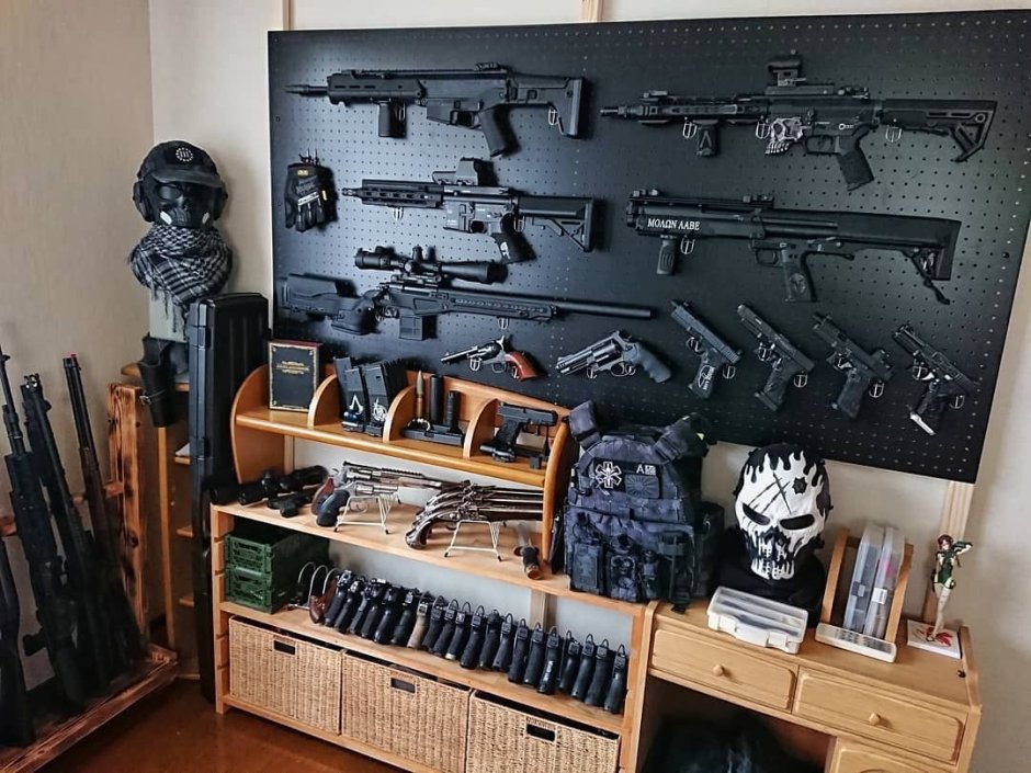 Сейфовая комната для оружия