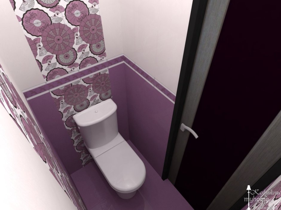 Узкая ванная комната современная классика