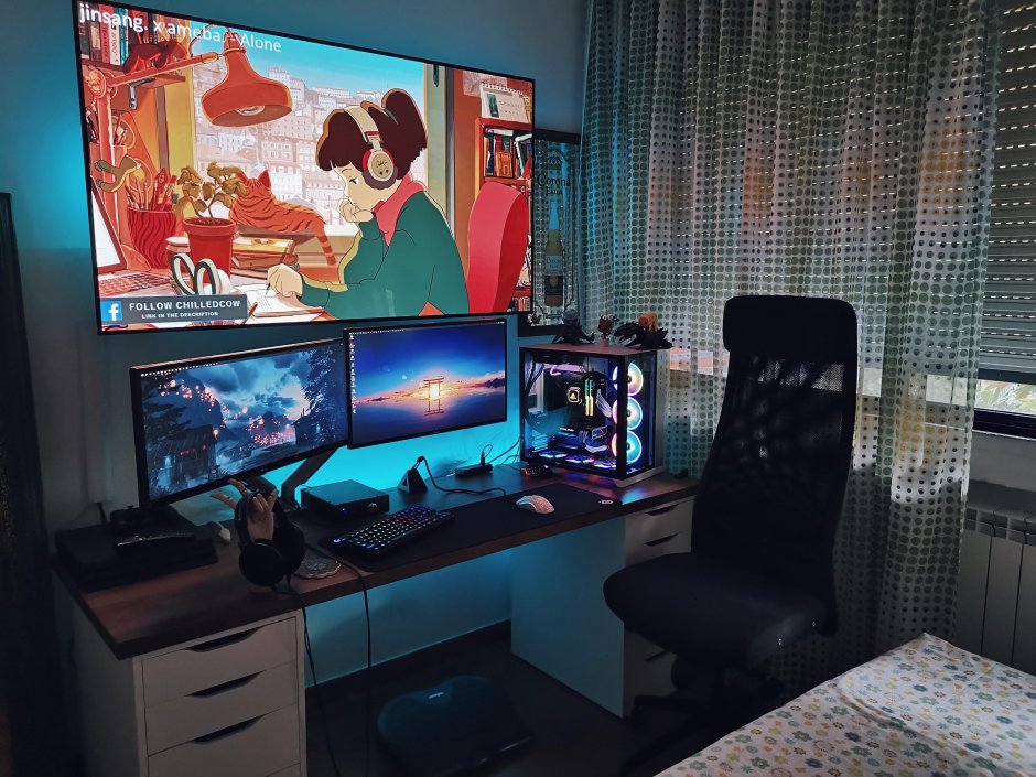 Комната в стиле геймера