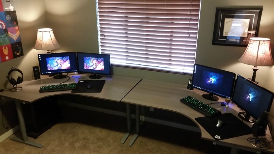 Игровая комната геймера