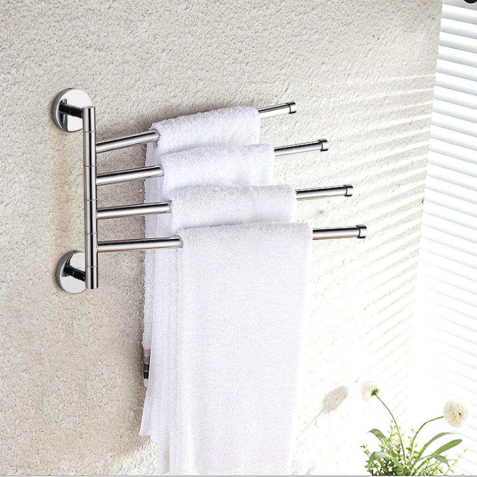 Настенный полотенцесушитель для ванной 4-Bar Towel Rack