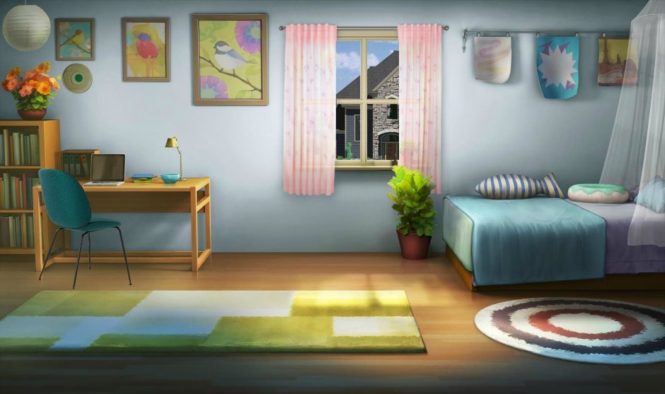 Задний фон детская комната