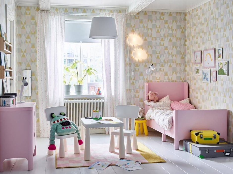 Яркие комнаты в скандинавском стиле
