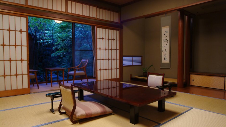 Деревянный пол с японским кавром