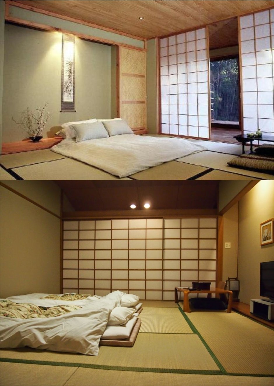 Интерьер в японском стиле в загородном доме