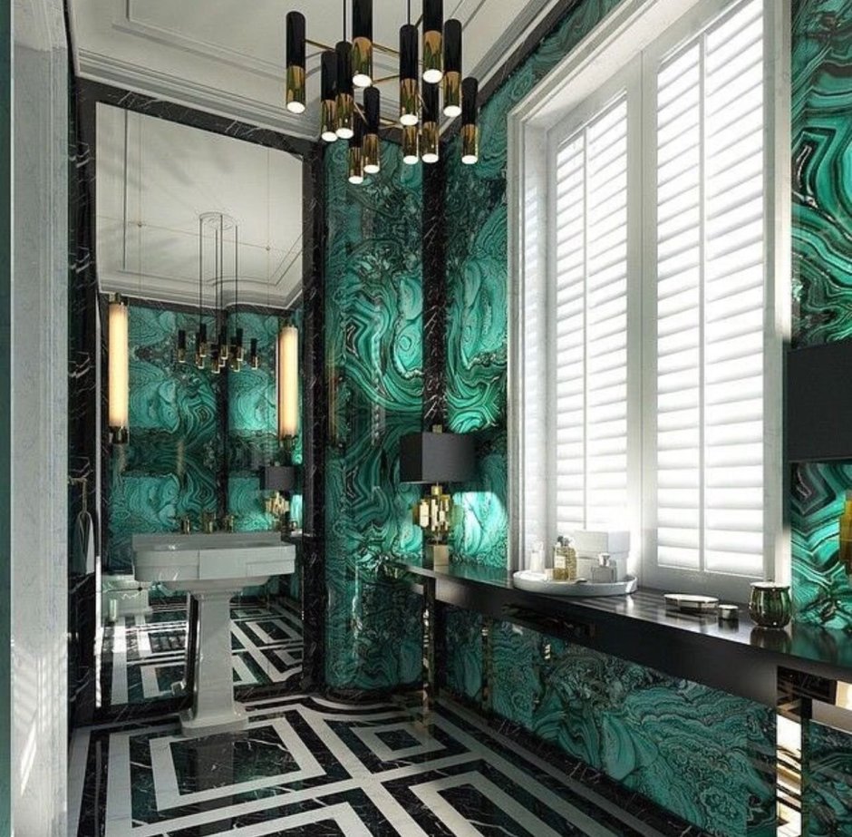 Ванна арт деко мрамор