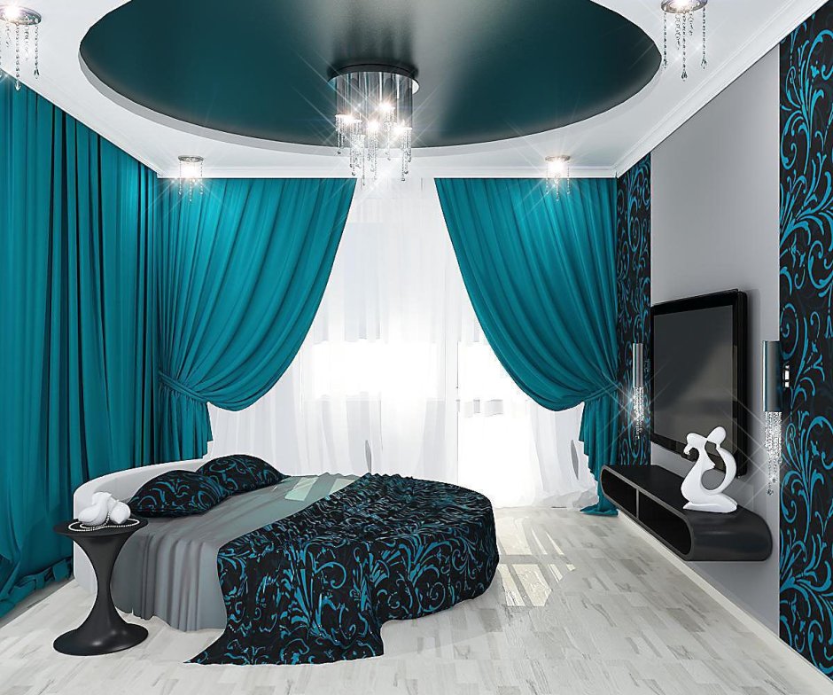 Интерьер в изумрудных тонах