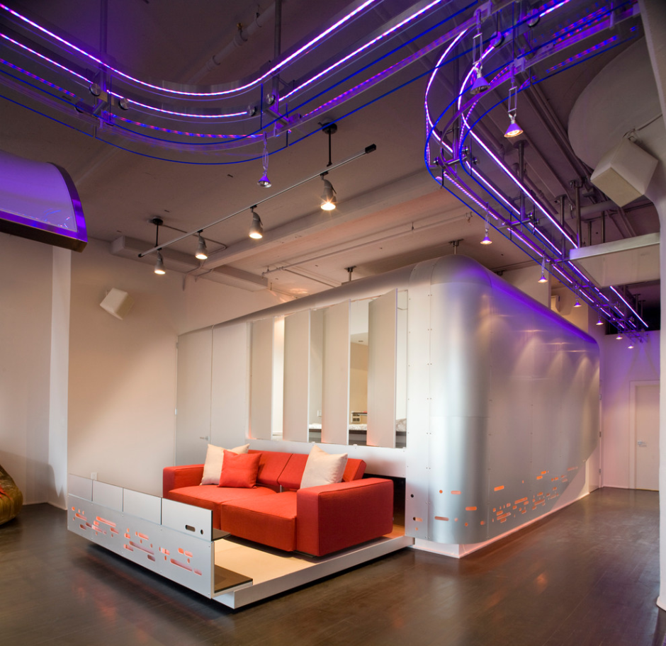 Многоуровневое освещение в интерьере