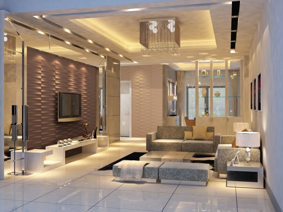 Потолок в современном стиле