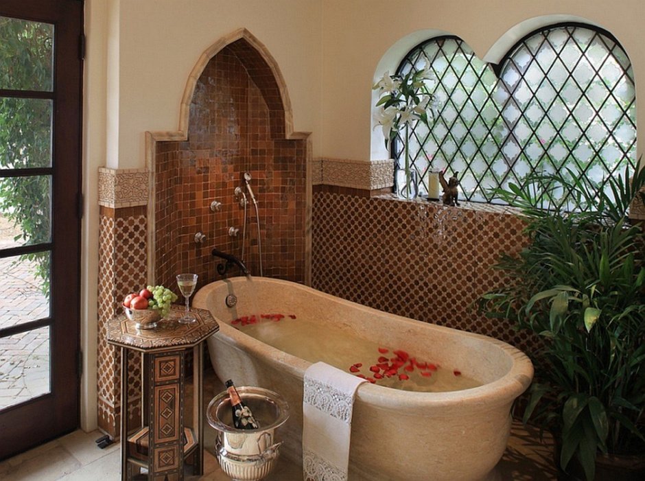 Ванная комната в Восточном стиле Маракеш