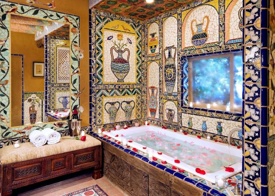 Ванна в стиле Марокко