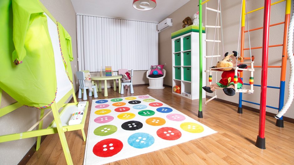 Игровая зона для детей в комнате