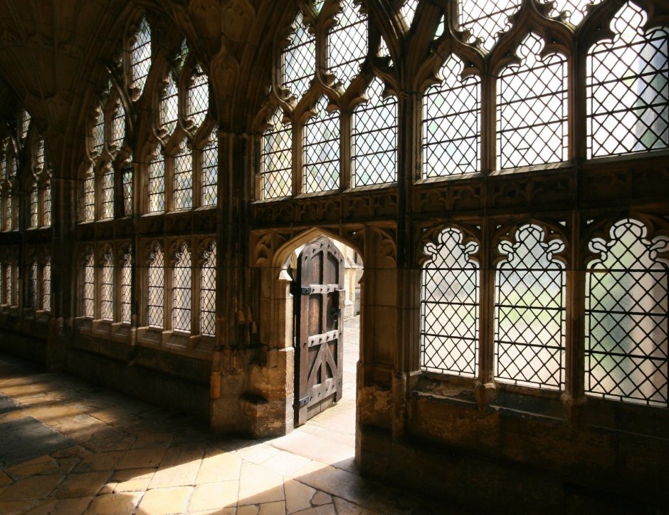 The Cloister of Gloucester Cathedral, Gloucester, England.