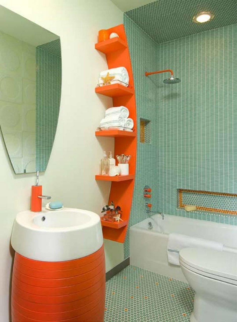 Дизайн ванной комнаты совмещенной с туалетом (69 фото)